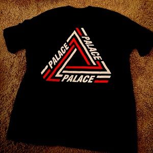 Palace Unisex T-Shirt, Black, No Holes, Medium